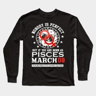 March 08 International Womens Day Birthday Long Sleeve T-Shirt